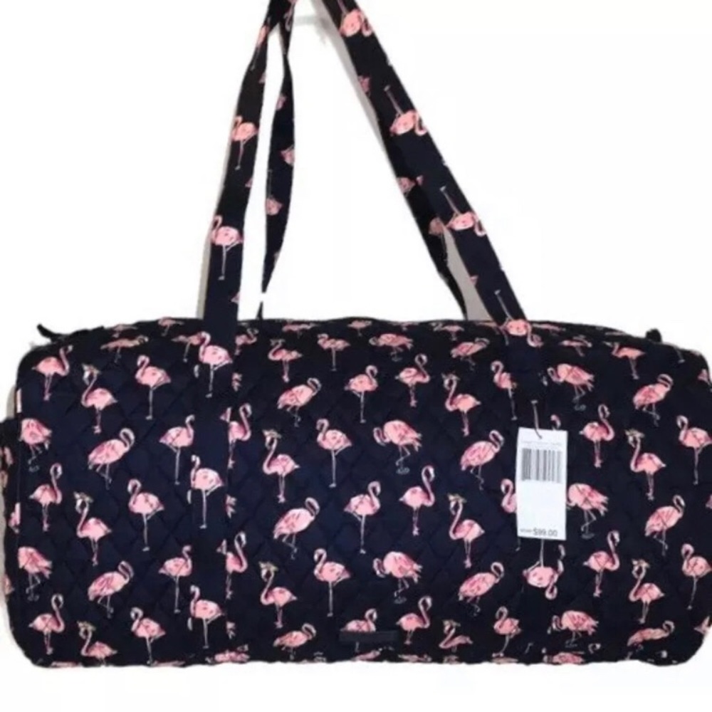 Copy- Vera Bradley Duffle Flamingo Fiesta Large Duffle